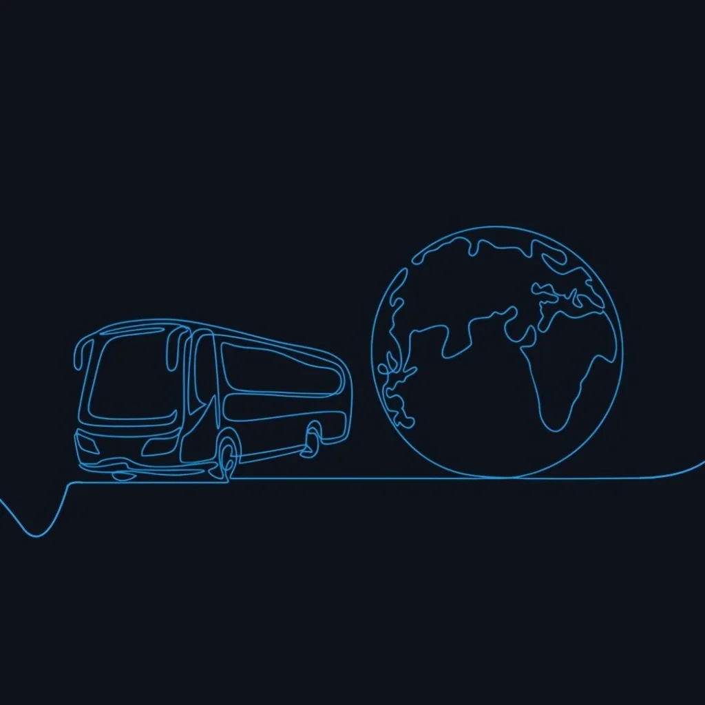 Automechanika Dubai - Fleet and Telematics line art